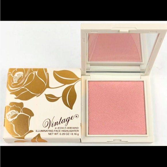 Vintage by Jessica Liebeskind Illuminating Face Highlighter In Crystal Pink nib - Picture 1 of 4